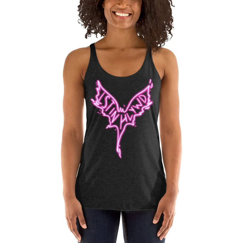 Women's Tank (LST IN HLYWD Bat Print)